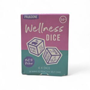 Paladone Wellness Dice 36 Ways To Practise Self Care 6x dice